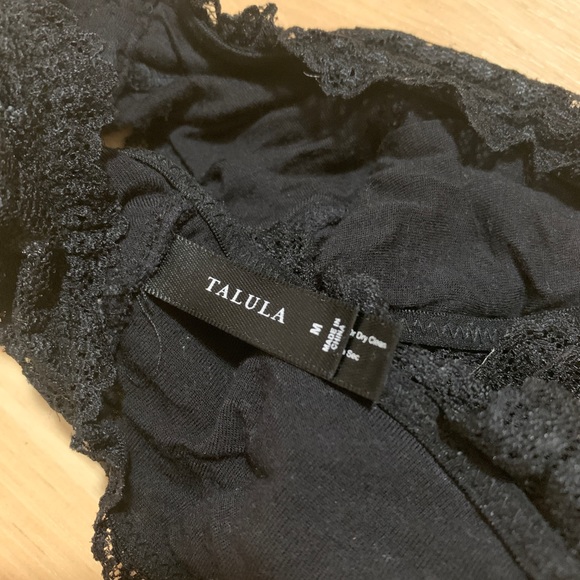 $8 IN BUNDLE📍 Talula Black Lace Halter Bralette - Picture 5 of 5